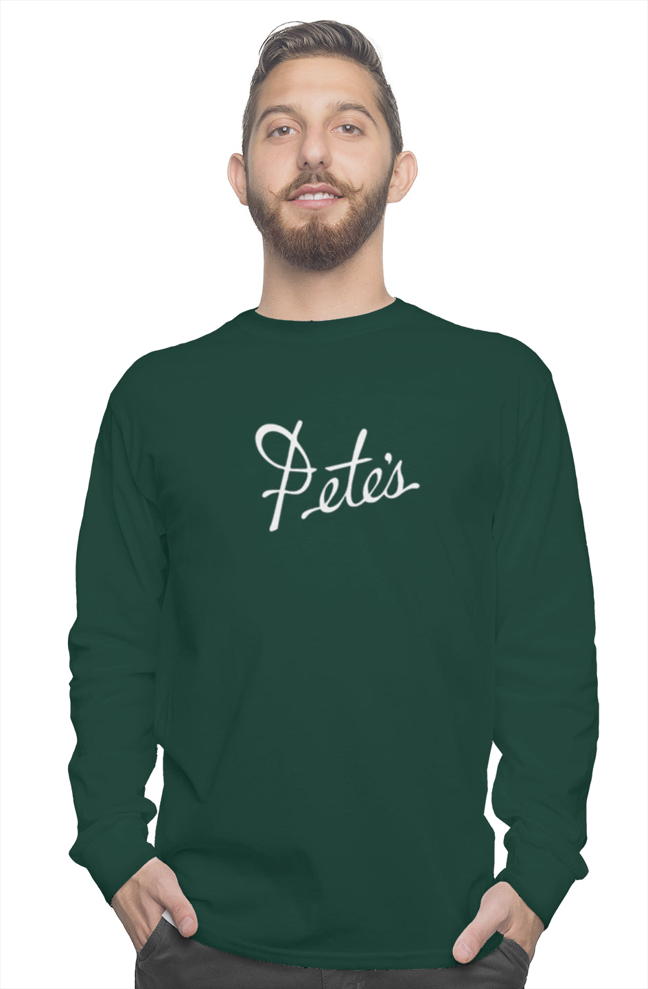 Classic "Pete's" Logo - Long Sleeve T Shirt