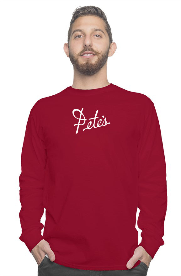 Classic "Pete's" Logo - Long Sleeve T Shirt