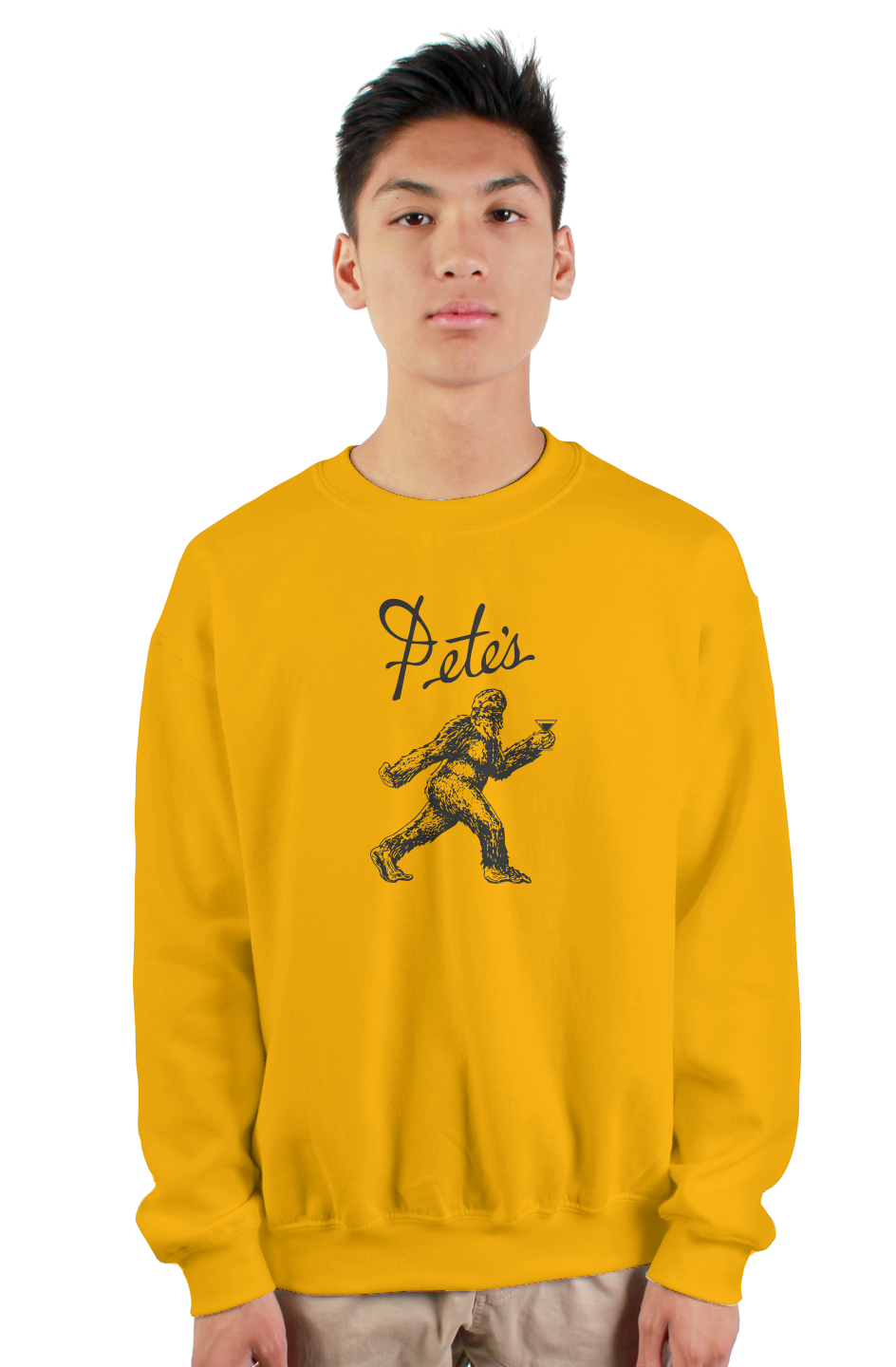 Bigfoot Sweatshirt in Gold