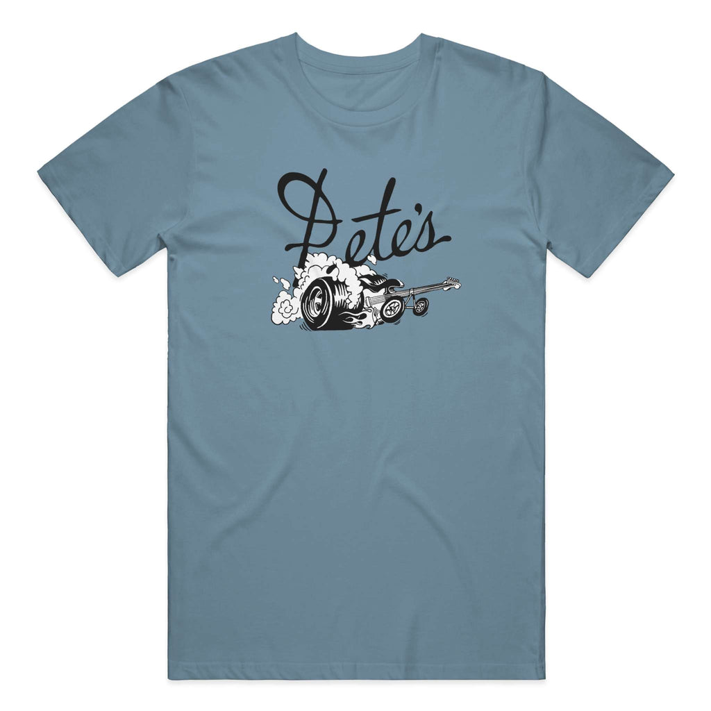 Dragster Tee in Steel Blue