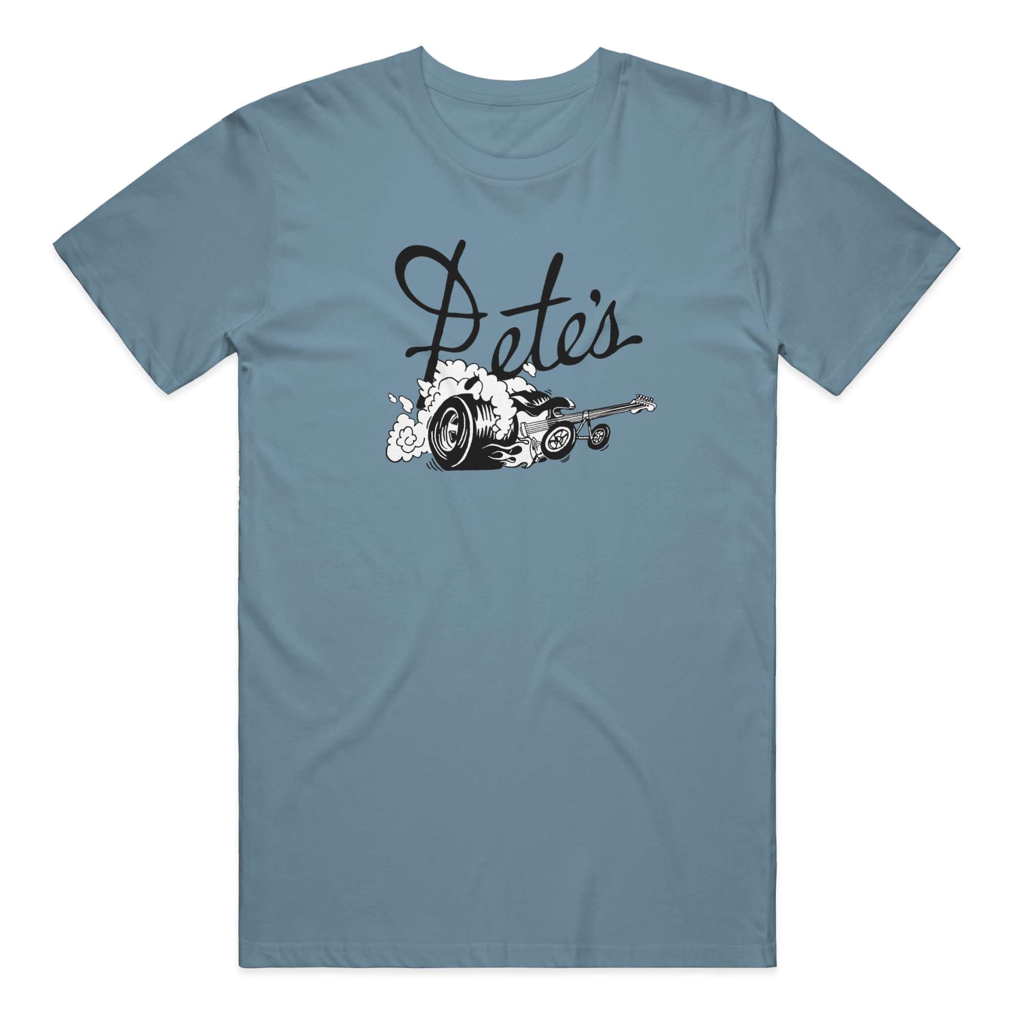 Dragster Tee in Steel Blue