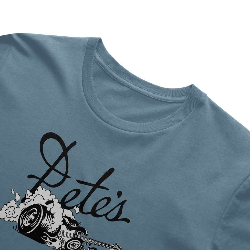 Dragster Tee in Steel Blue