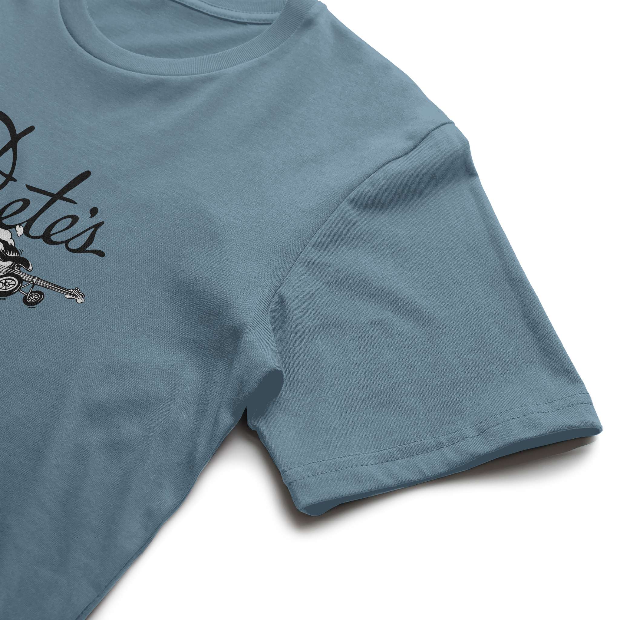 Dragster Tee in Steel Blue