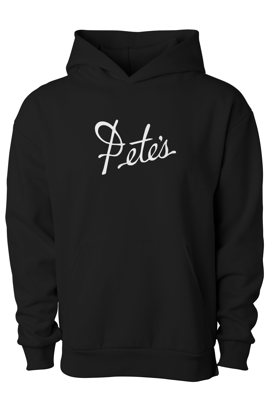 Pete's Hooded Sweatshirt in Black