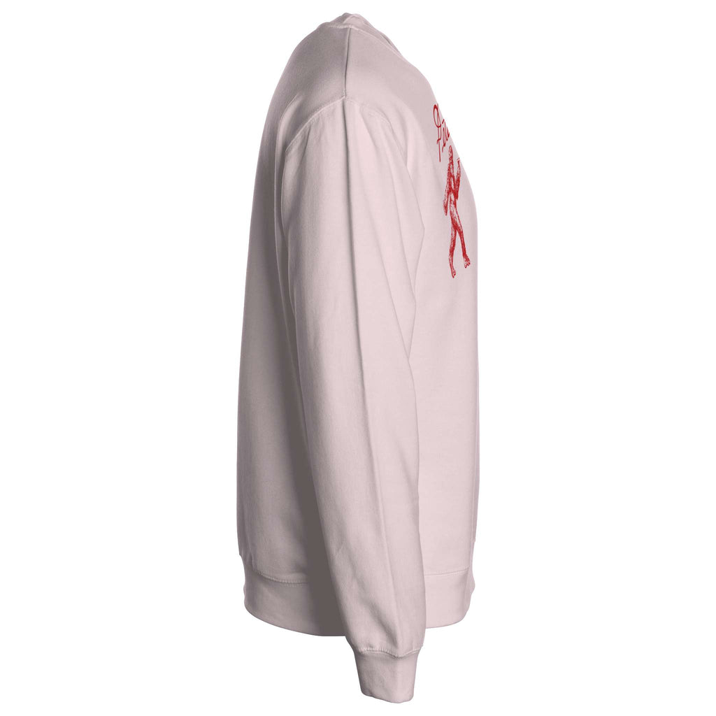 Bigfoot Sweatshirt in Light Pink