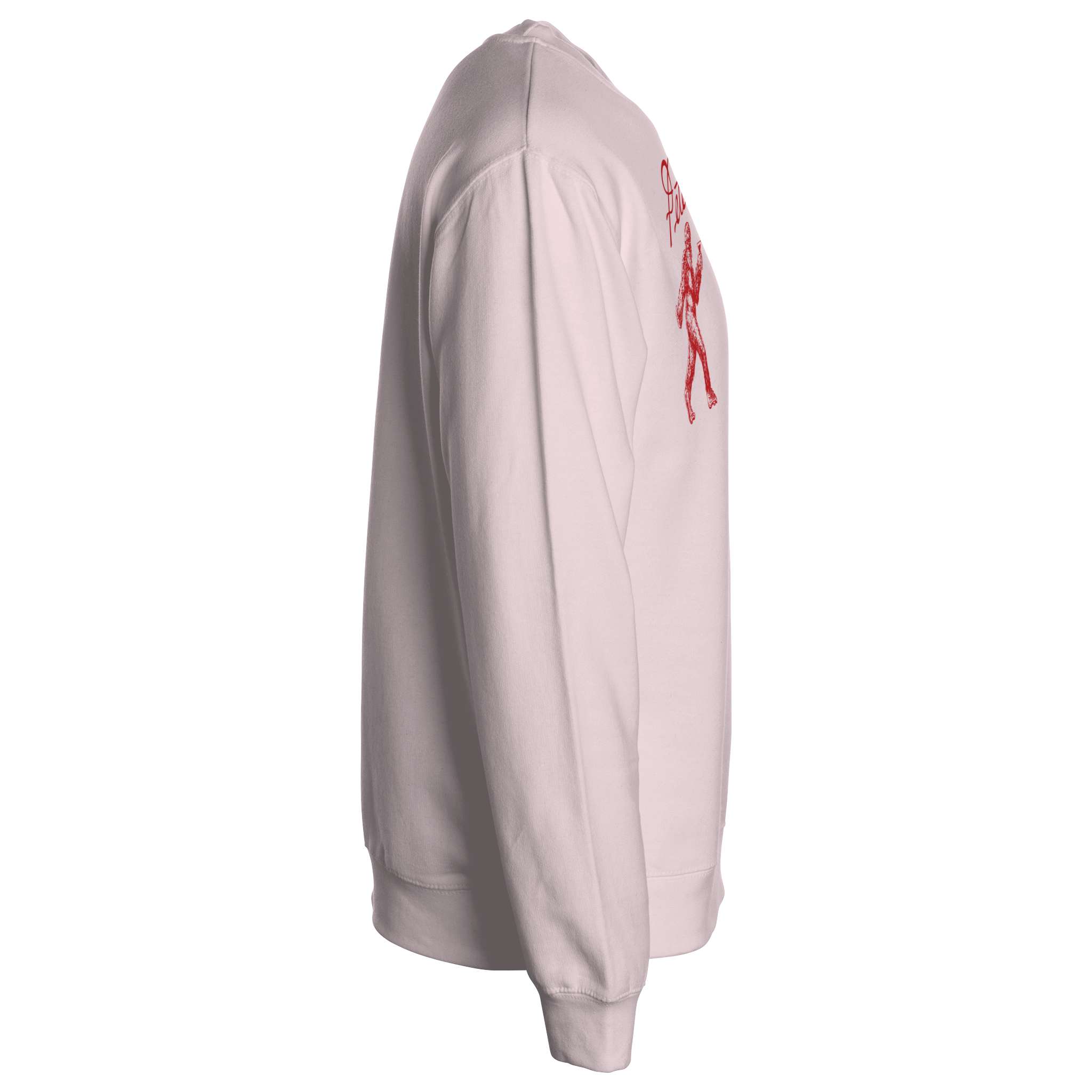 Bigfoot Sweatshirt in Light Pink