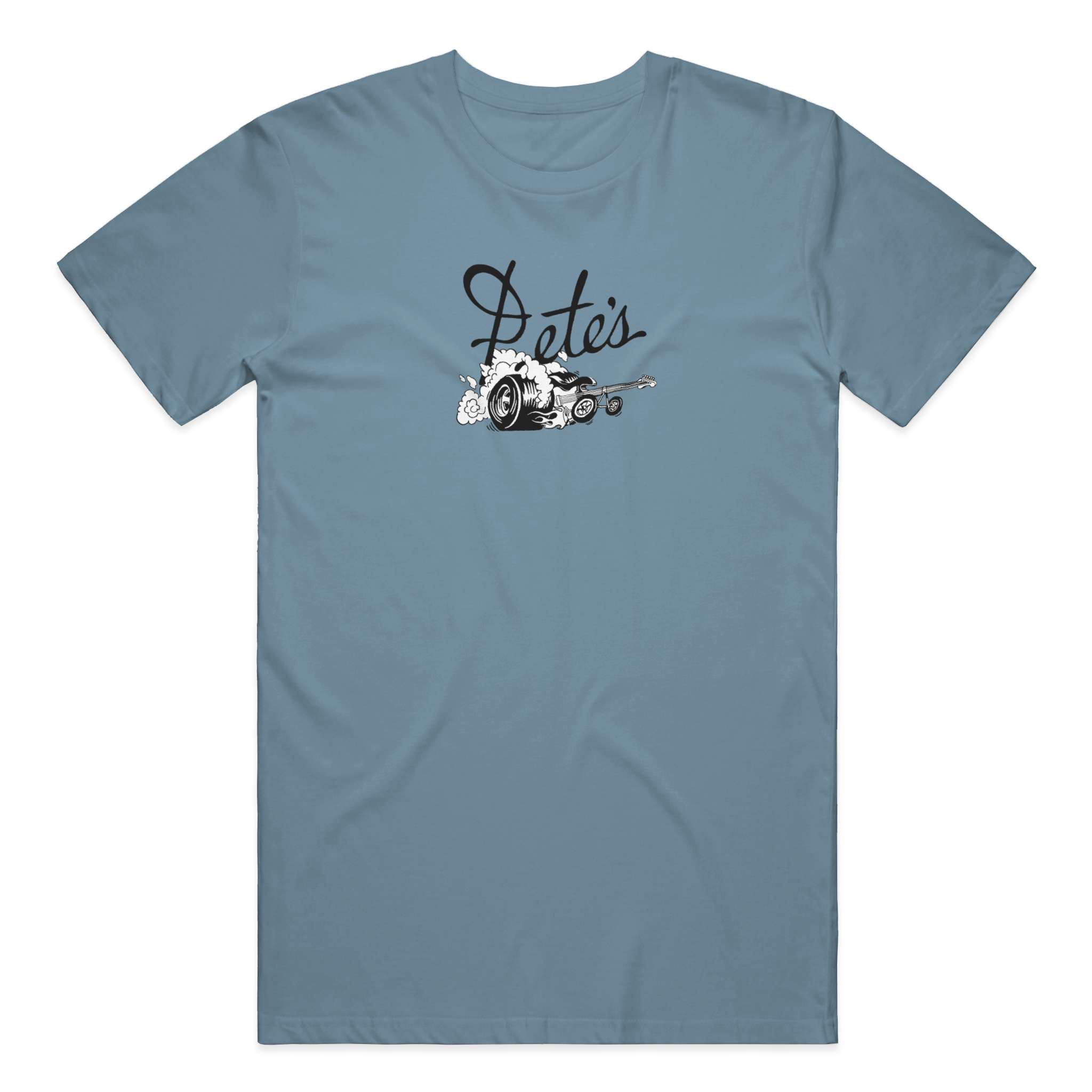 Dragster Tee Steel Blue