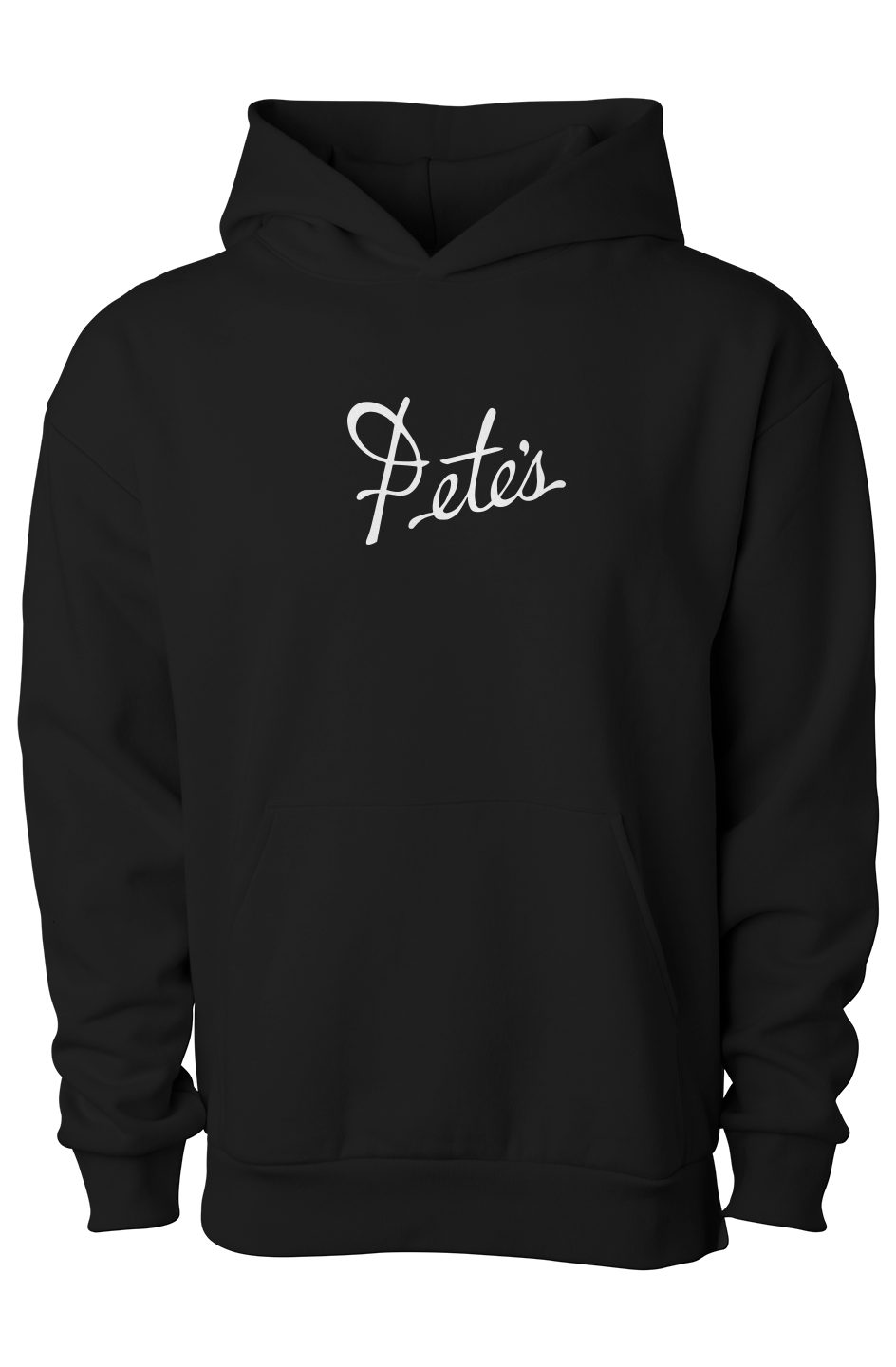 Pete's Hooded Sweatshirt in Black