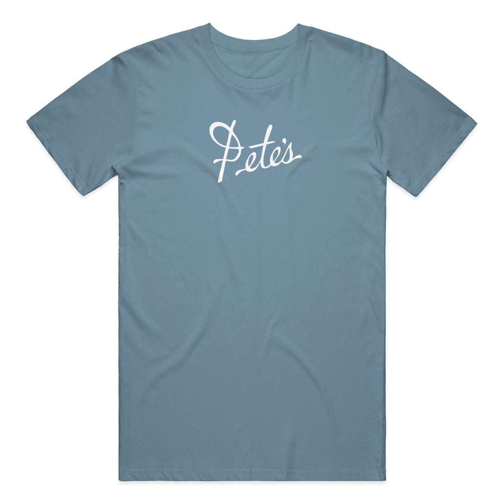 Pete's Tee in Steel Blue