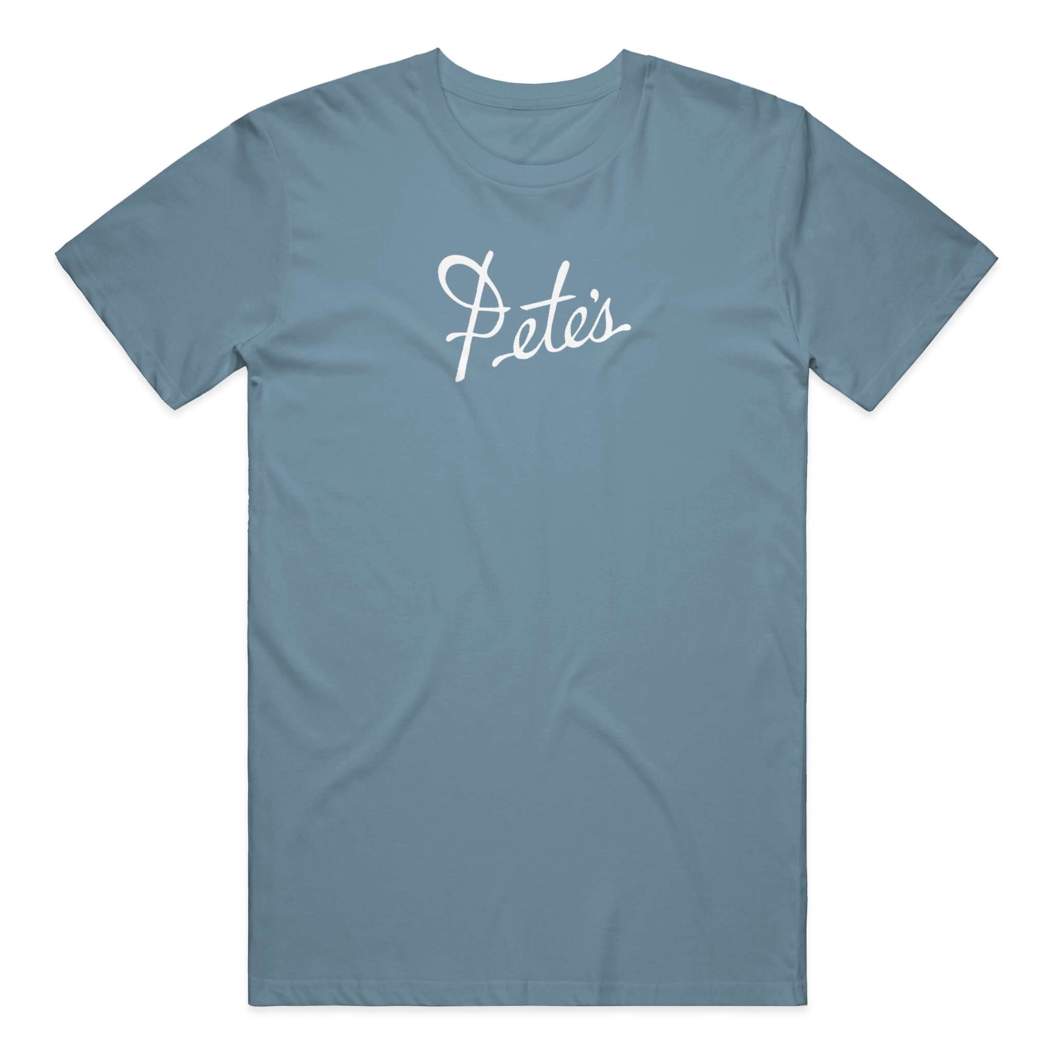 Pete's Tee in Steel Blue