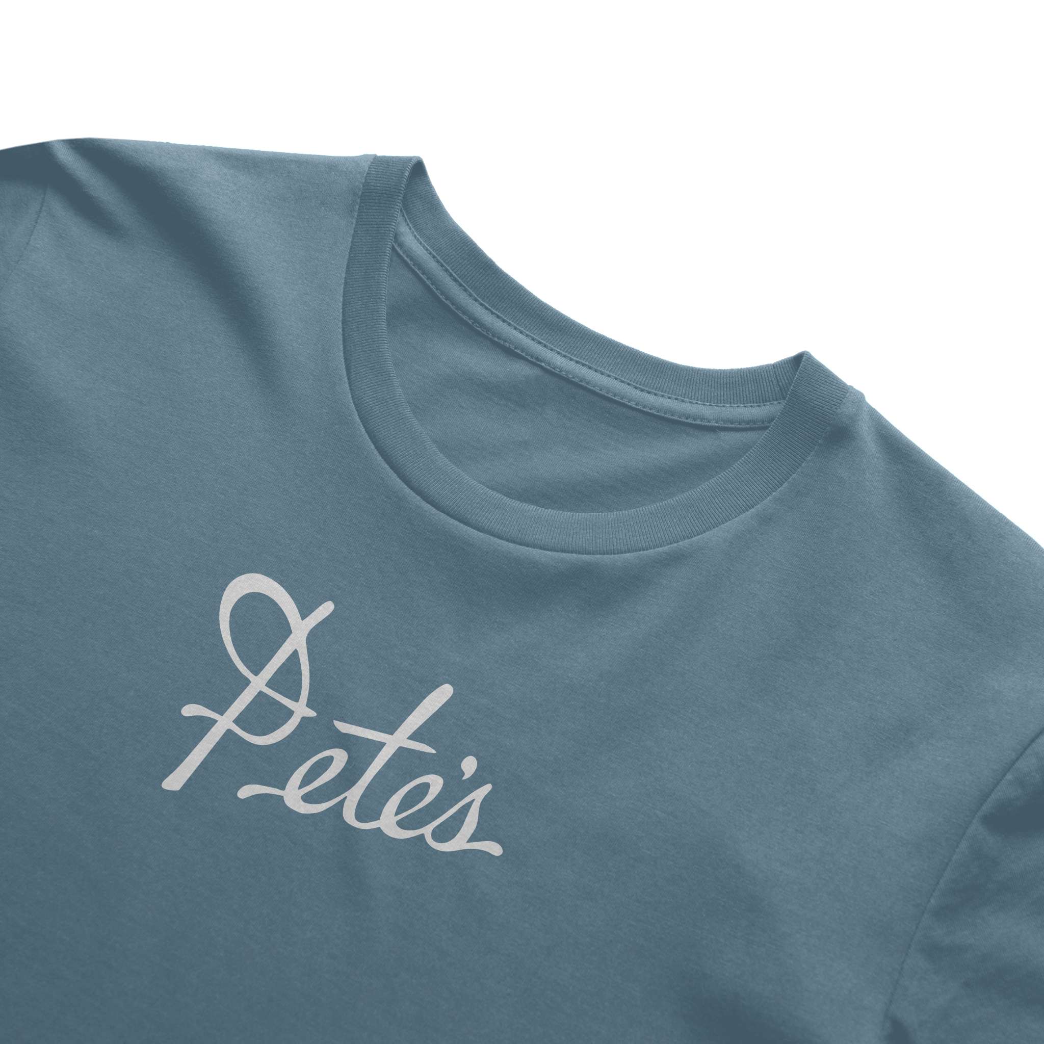 Pete's Tee in Steel Blue