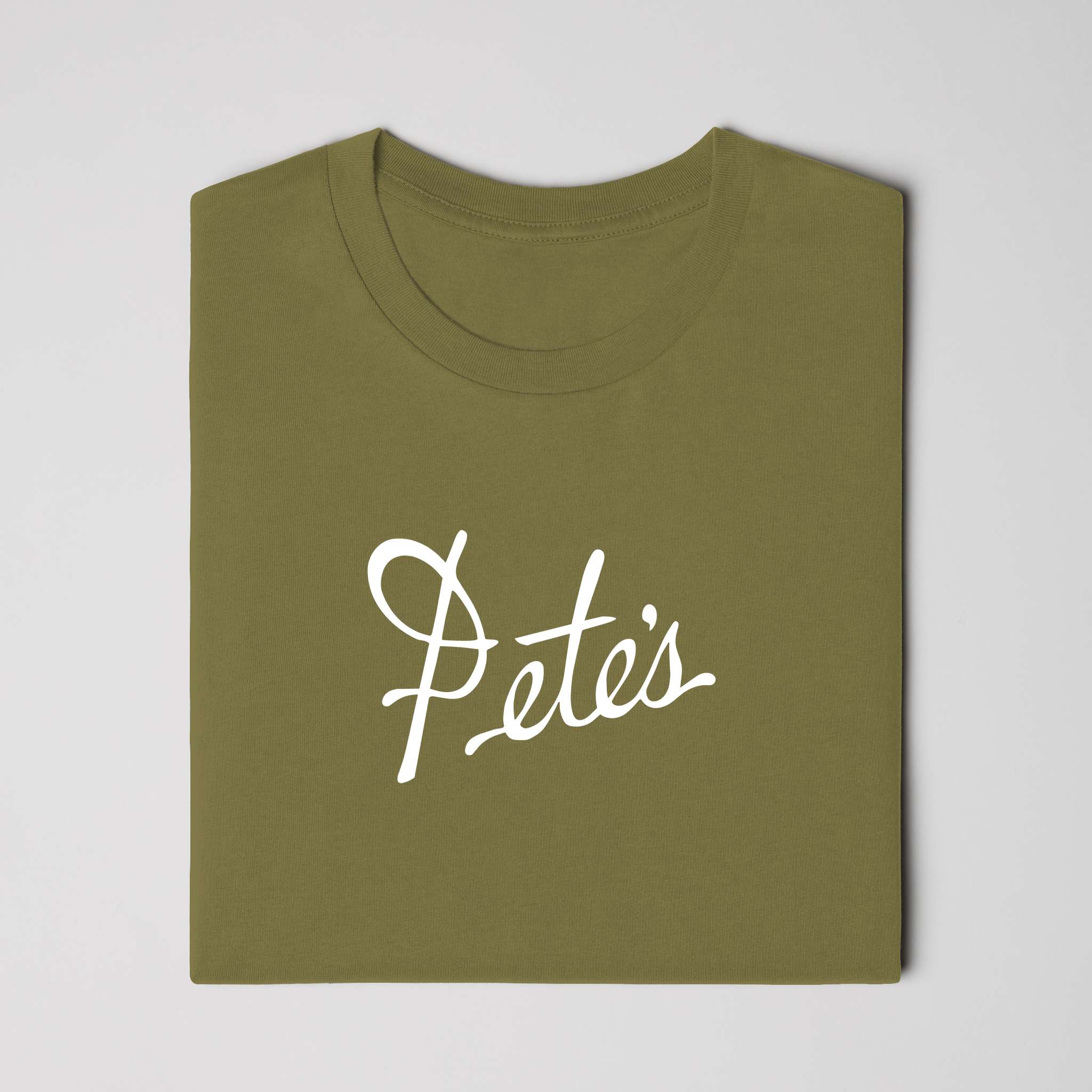 Pete's Tee in Olive